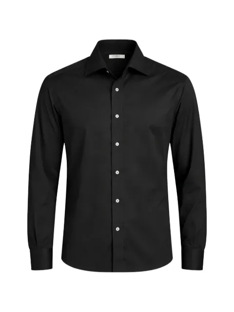 Pal Zileri button-up long-sleeve shirt Black Y370G45XS705
