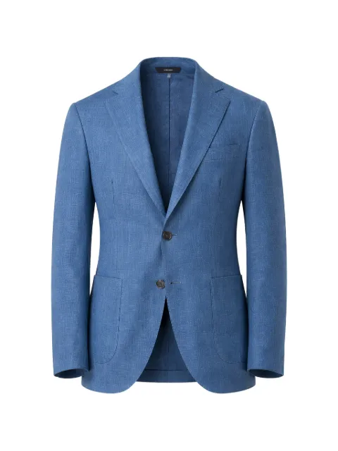 Tombolini notched-lapel single-breasted blazer Blue G128ICEAU721