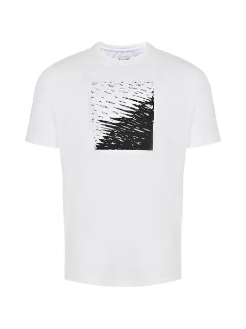 Pal Zileri graphic print T-shirt White 9A3MJG550PJ749
