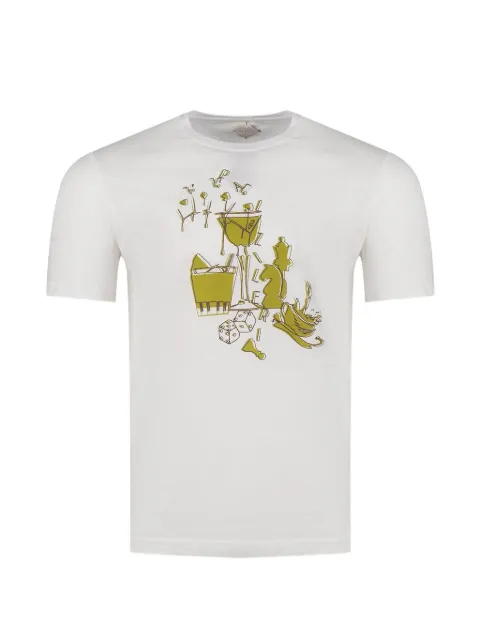 Pal Zileri graphic T-shirt White Y3MJK581MJ766