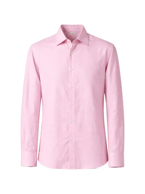 Pal Zileri classic-collar long-sleeve shirt Pink Y370G94MS223