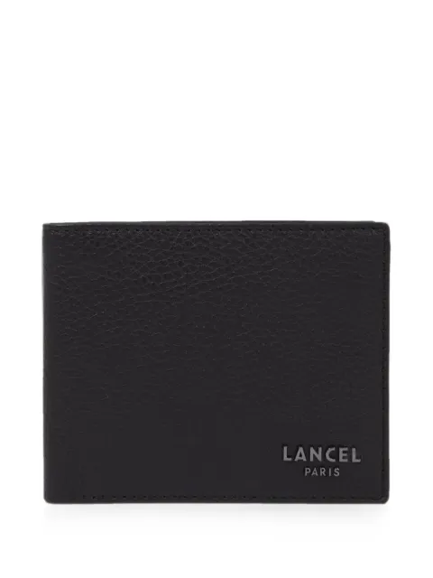 Lancel logo-print bifold wallet Black A1288110TU
