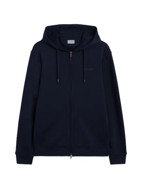 Pal Zileri hooded zip sweater Blue 9B3MFG240RJ741