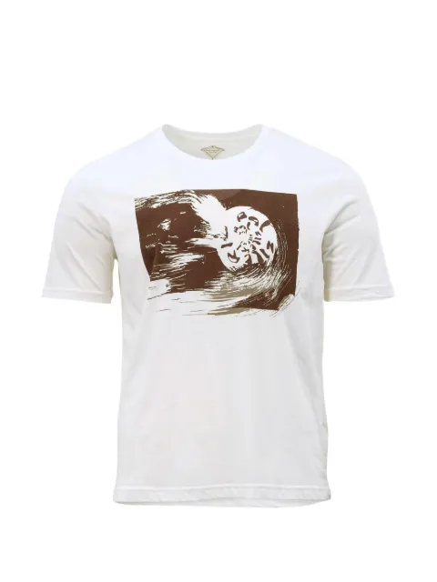 Pal Zileri graphic-print T-shirt Neutrals Y3MJK580MJ765