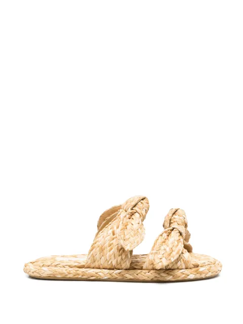 ZIMMERMANN Carousel knot-detail sandals Neutrals 7868FS26A1