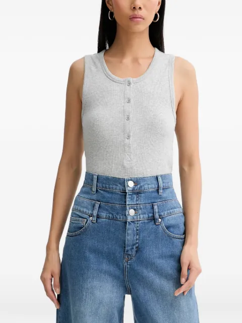 MUNTHE Boma half-button tank top Grey 247112824769