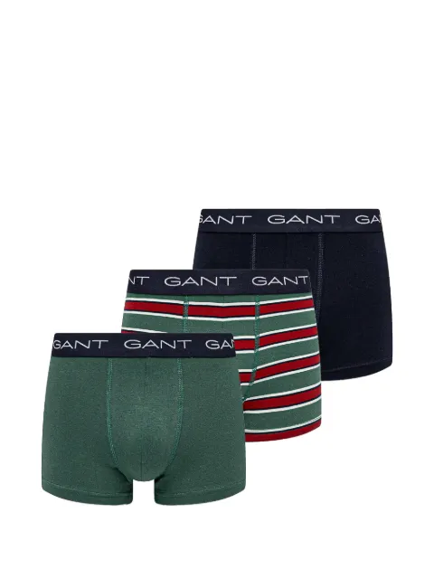 Gant logo-detail boxers (set of three) Green 902443033