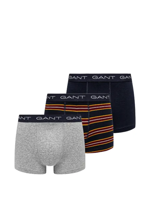 Gant logo-waistband boxers (set of three) Grey 902443033