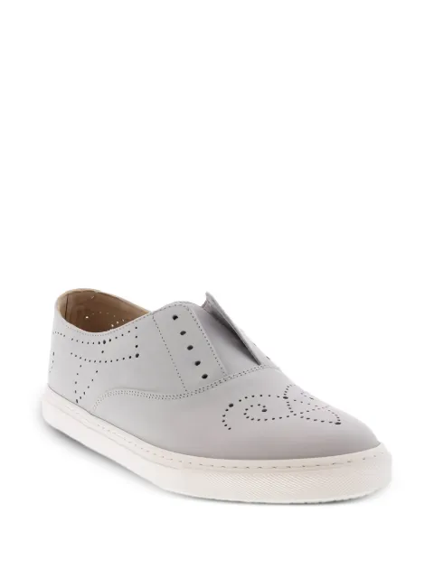 Fratelli Rossetti perforated leather sneakers Grey 47086