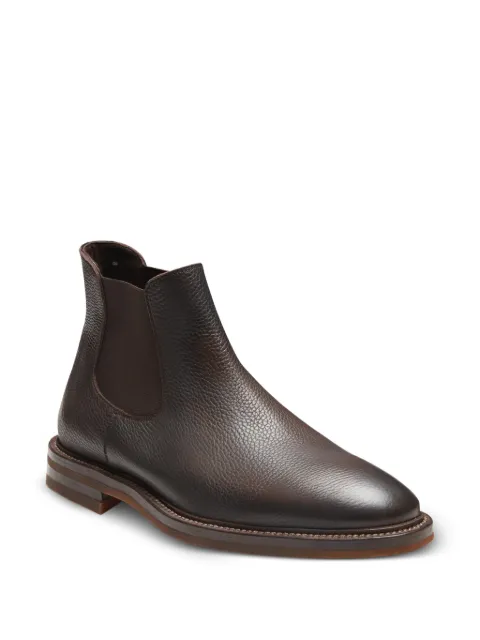 Fratelli Rossetti grainy leather Chelsea boots Brown 15123