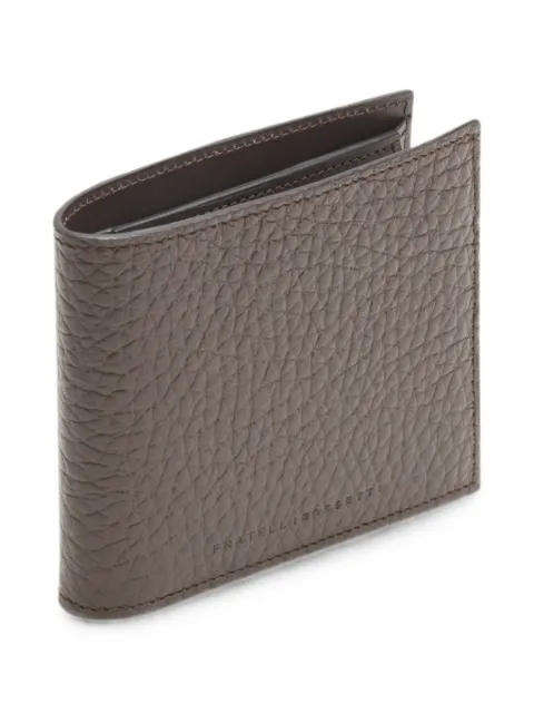 Fratelli Rossetti grained-leather wallet Brown 87841