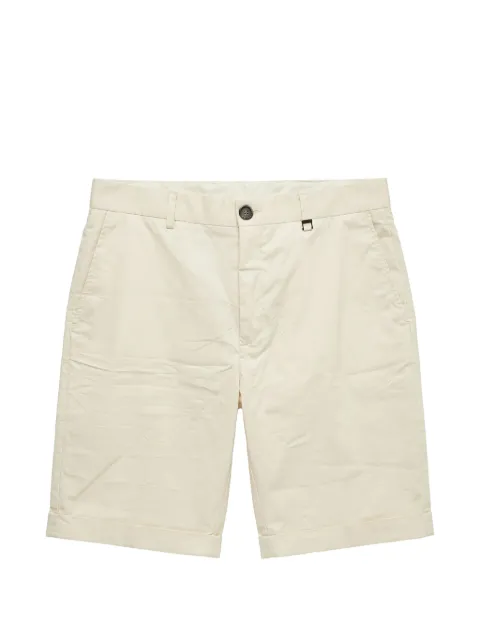 Tombolini belt-loop turn-up shorts Neutrals PSB8EHP1U020SS23