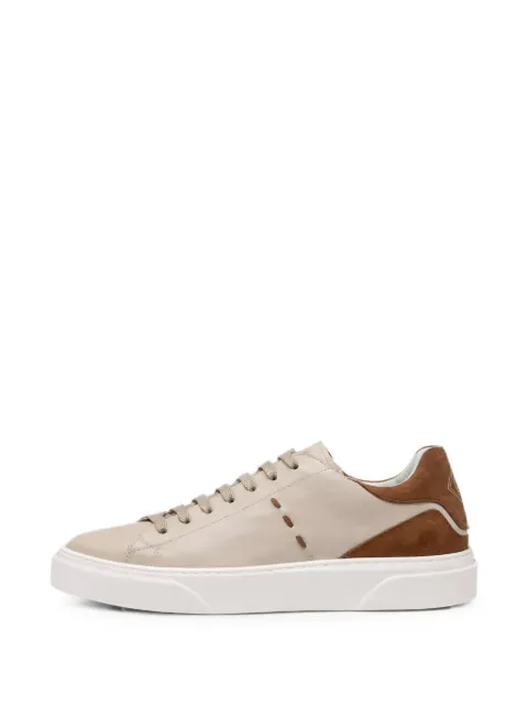 Pal Zileri suede-panelled sneakers Neutrals 66801
