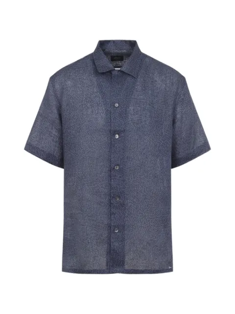 Brioni patterned shirt Blue SCFR0LPD114