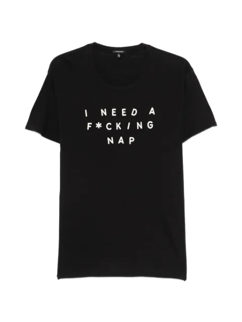 R13 graphic T-shirt Black R13WK001