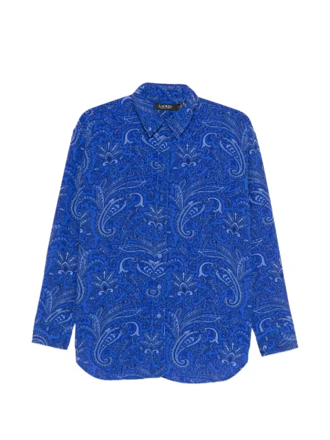 Lauren Ralph Lauren paisley button-up shirt Blue 200P03694