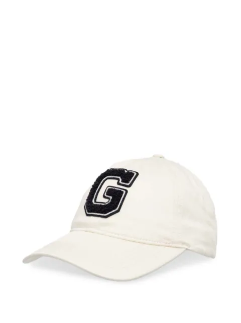 Gant logo-appliqué baseball cap White 4900085