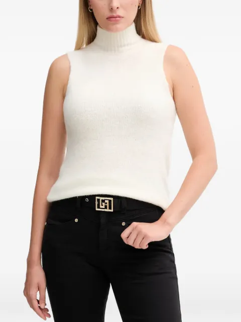 Gaudi knitted roll-neck vest Neutrals 521FD53009