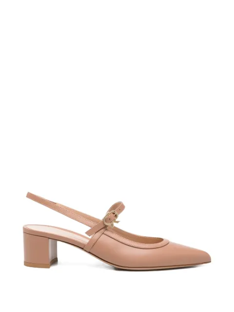 Gianvito Rossi sling-back pumps Neutrals G9557545RICVIT