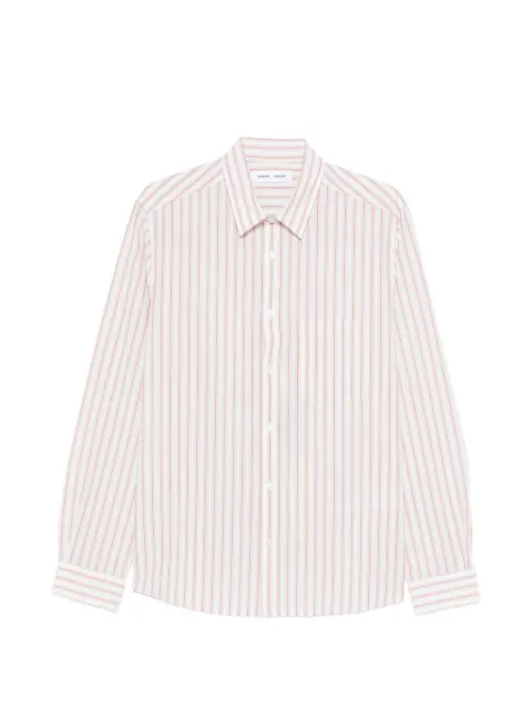 SAMSOE SAMSOE Saryan X striped pocket shirt Neutrals 15506