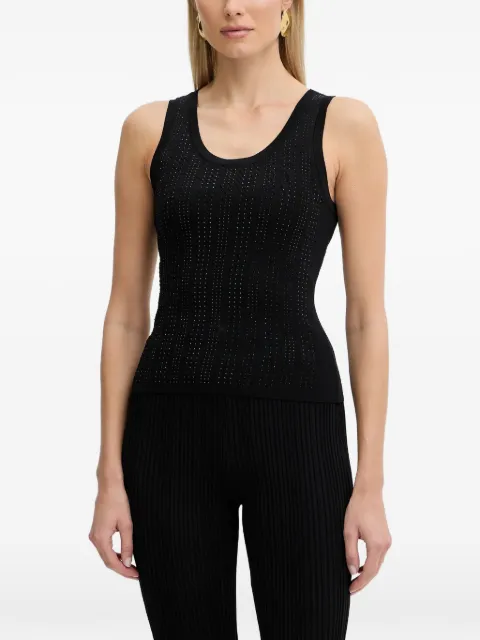 FRACOMINA ribbed tank top Black FR26ST4005K524R9