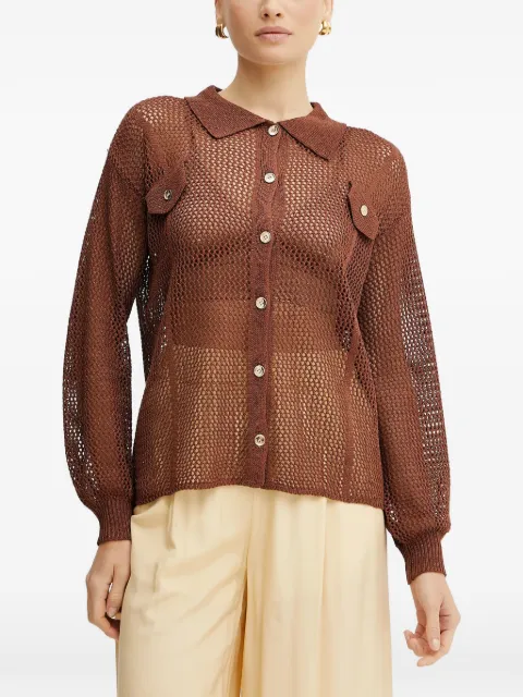 FRACOMINA pocket buttoned cardigan Brown FS25ST6006K514O7
