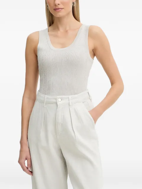 FRACOMINA embellished knitted tank top Grey FR26ST4005K524R9