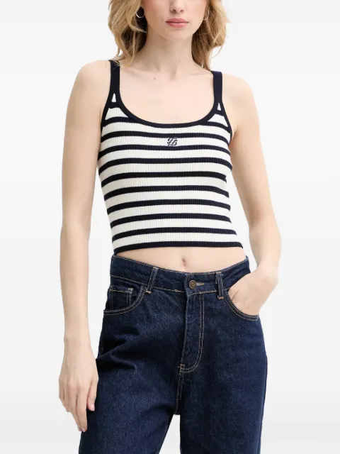 FROM FUTURE striped top White WTO02687