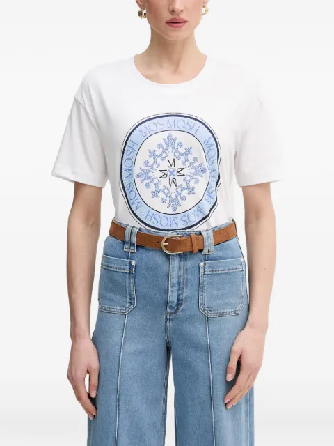Mos Mosh Judd chest-print T-shirt White 176770