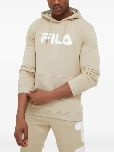 Fila logo-print hoodie Neutrals FAU0068