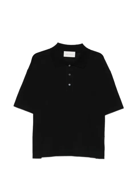 AMI Paris short-sleeve polo shirt Black UPL422JE0211