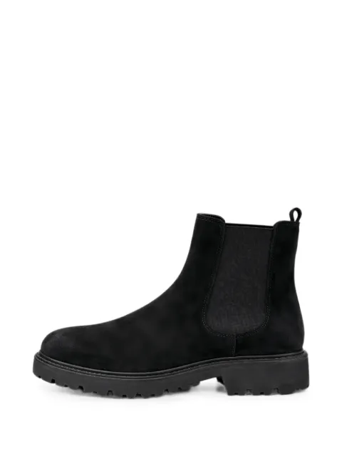 Doucal's suede lug-sole Chelsea boots Black DN3255BLDGUF242NN00
