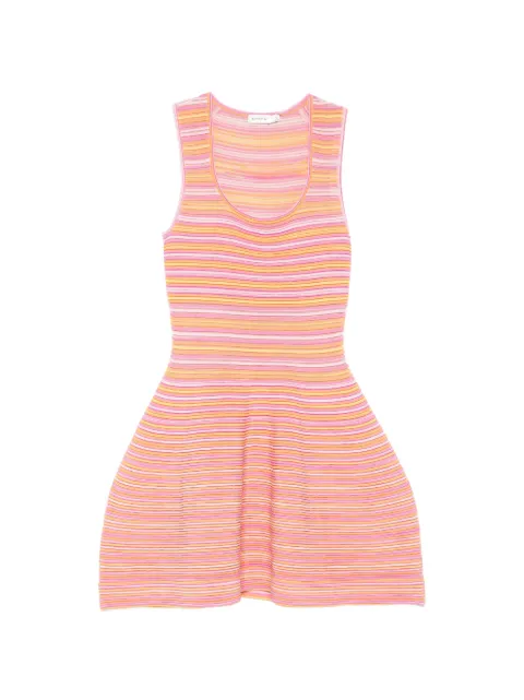 SIMKHAI striped mini dress Pink 2261045K