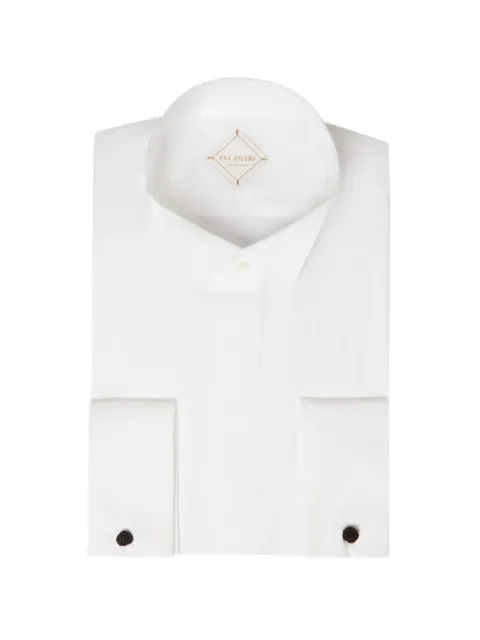 Pal Zileri banded collar shirt White 0370G90SD19062SS23