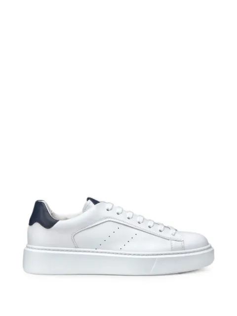 Doucal's perforated-detail leather sneakers White DU2878ALEXPV644IB00SS23