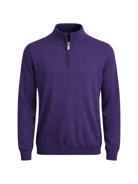 Pal Zileri quarter-zip sweater Purple V3M0U322HM730