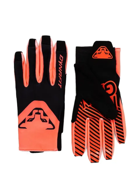 DYNAFIT DNA logo-print striped gloves Black 80000070949