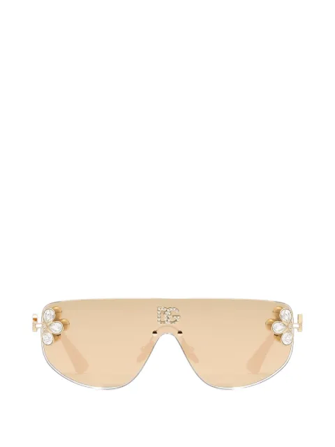 Dolce & Gabbana Eyewear DG crystals sunglasses Neutrals VG2333VM203