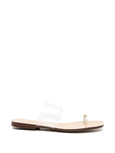 MARIA LUCA transparent-strap toe-ring sandals White DL46004C23041100