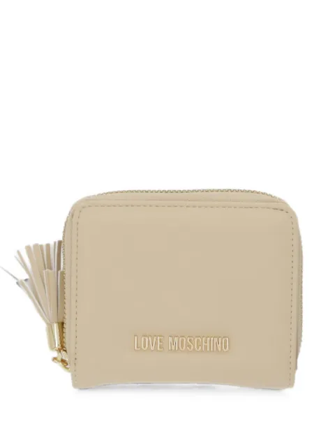 Love Moschino tassel zip wallet Neutrals JC5689PP1OKD0