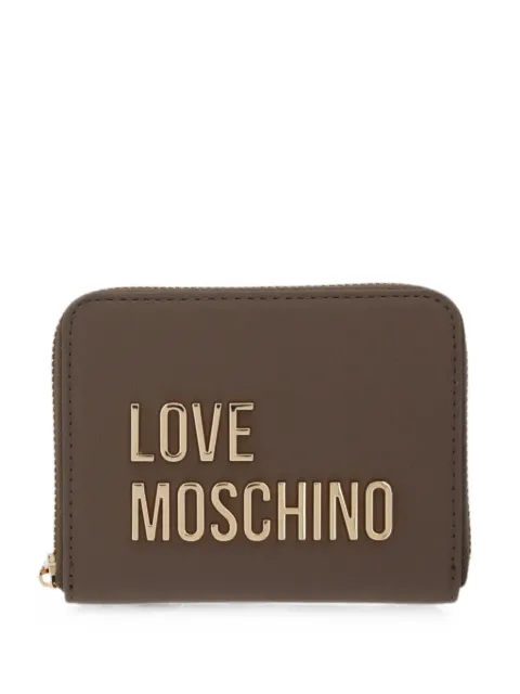 Love Moschino logo zip wallet Brown JC5613PP1OKD0