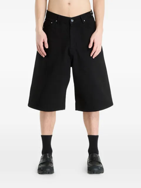 HELIOT EMIL fence denim shorts Black SS26M10230BLK01