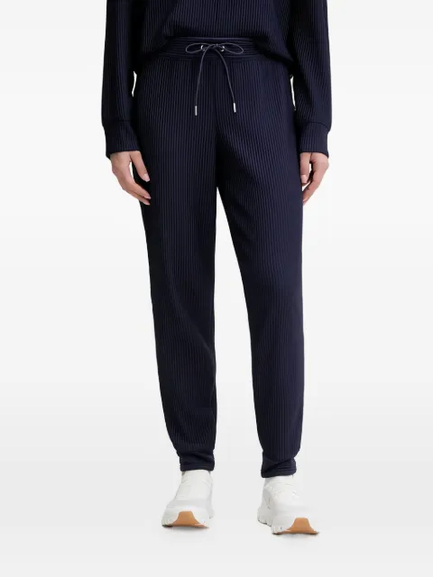 DKNY ribbed-knit track pants Blue DP6P3498