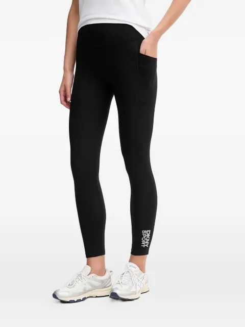 DKNY logo-detail leggings Black DP5P3681