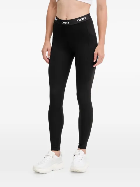 DKNY logo waistband leggings Black DP5P3604