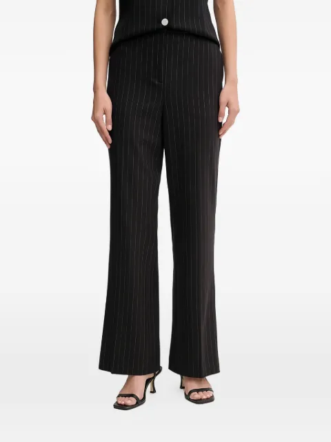 DKNY pinstripe wide-leg trousers Black UE5PS047