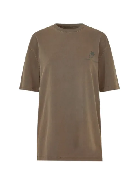 SAMSOE SAMSOE stamp T-shirt Brown U26100014