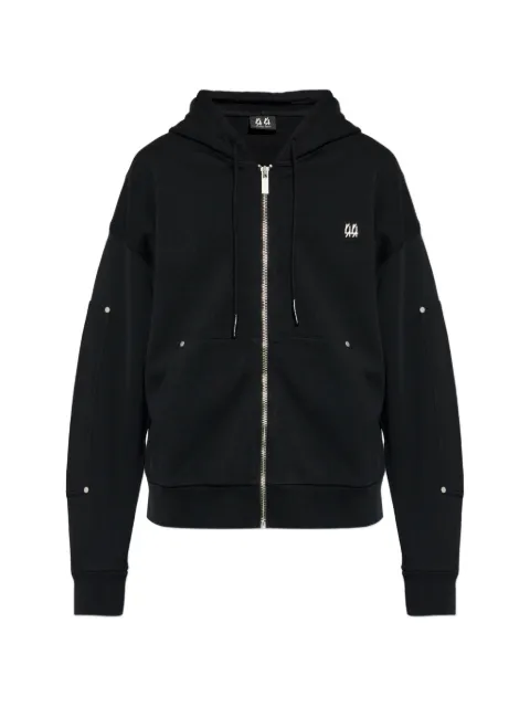 44 LABEL GROUP zip-up hoodie Black B0030577FA583