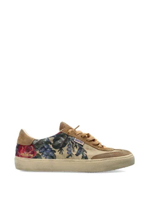 Golden Goose floral print leather sneakers Neutrals GMF00464F008076