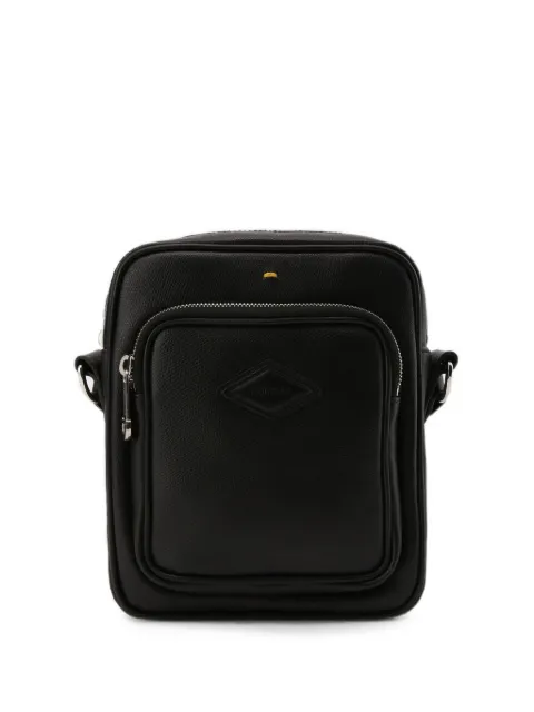 Doucal's logo-patch messenger bag Black DB001401UT9720N00